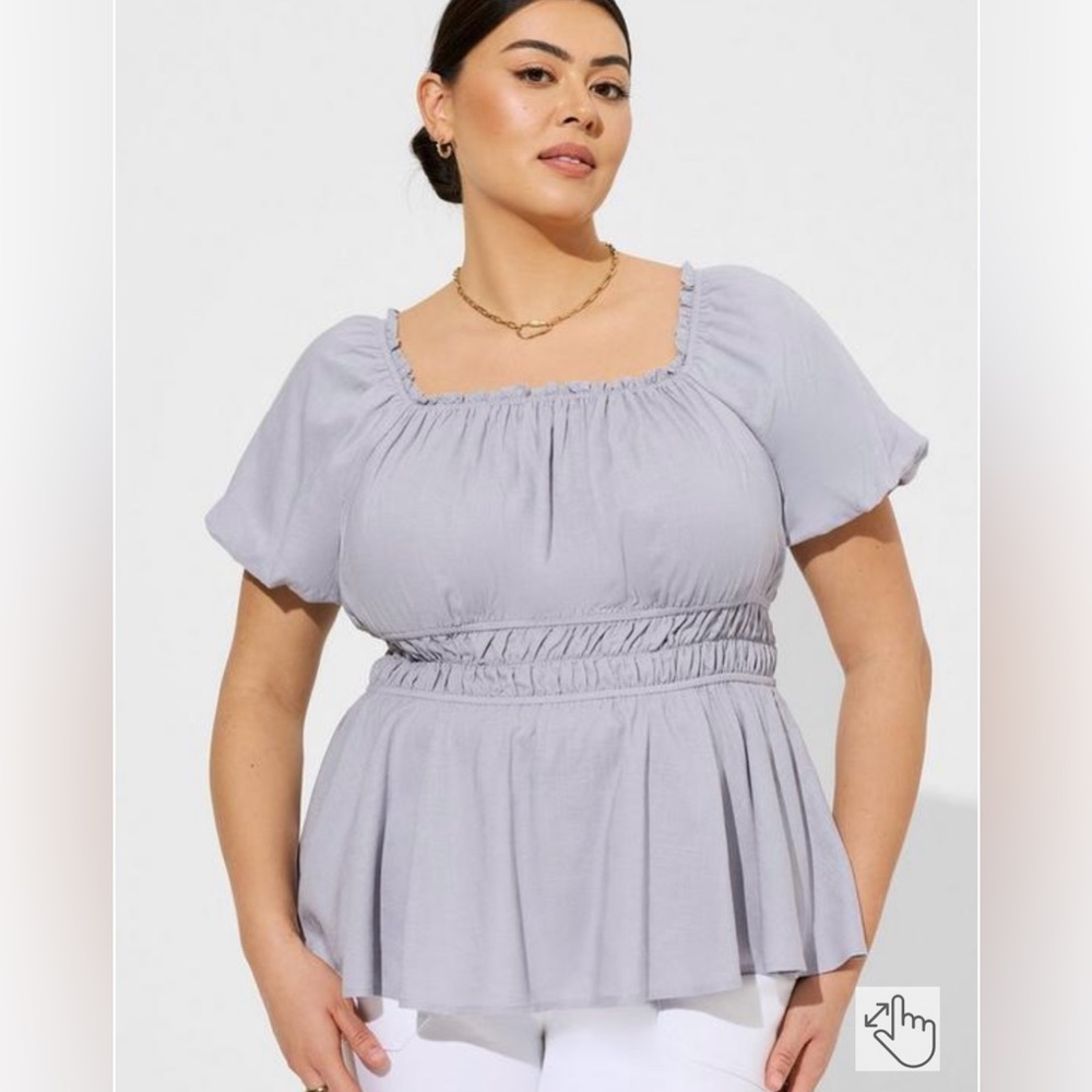 Torrid Linen Blouse